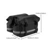 Canvas Motorcycle Bicycle Saddle Bag Panniers Motorbike Luggage Universal For Harley Honda Suzuki Kawasaki Bike MTB Tool Bags