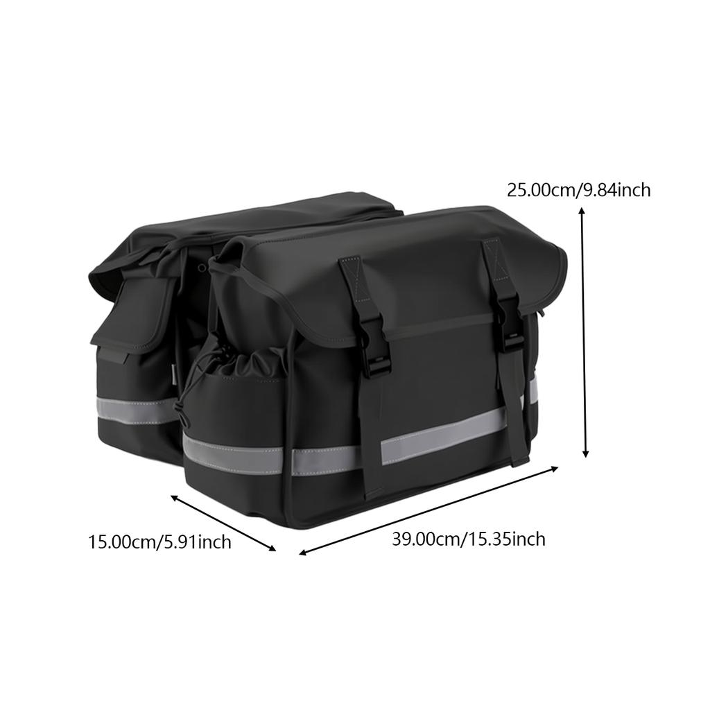 Canvas Motorcycle Bicycle Saddle Bag Panniers Motorbike Luggage Universal For Harley Honda Suzuki Kawasaki Bike MTB Tool Bags