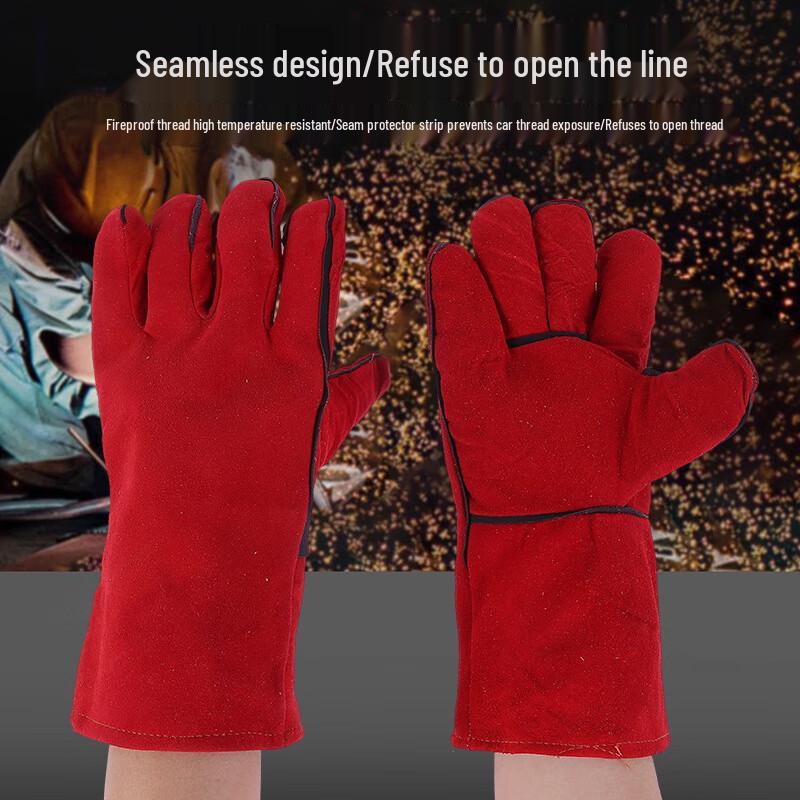 COFLYEE Double-Layer Welding Protection Gloves