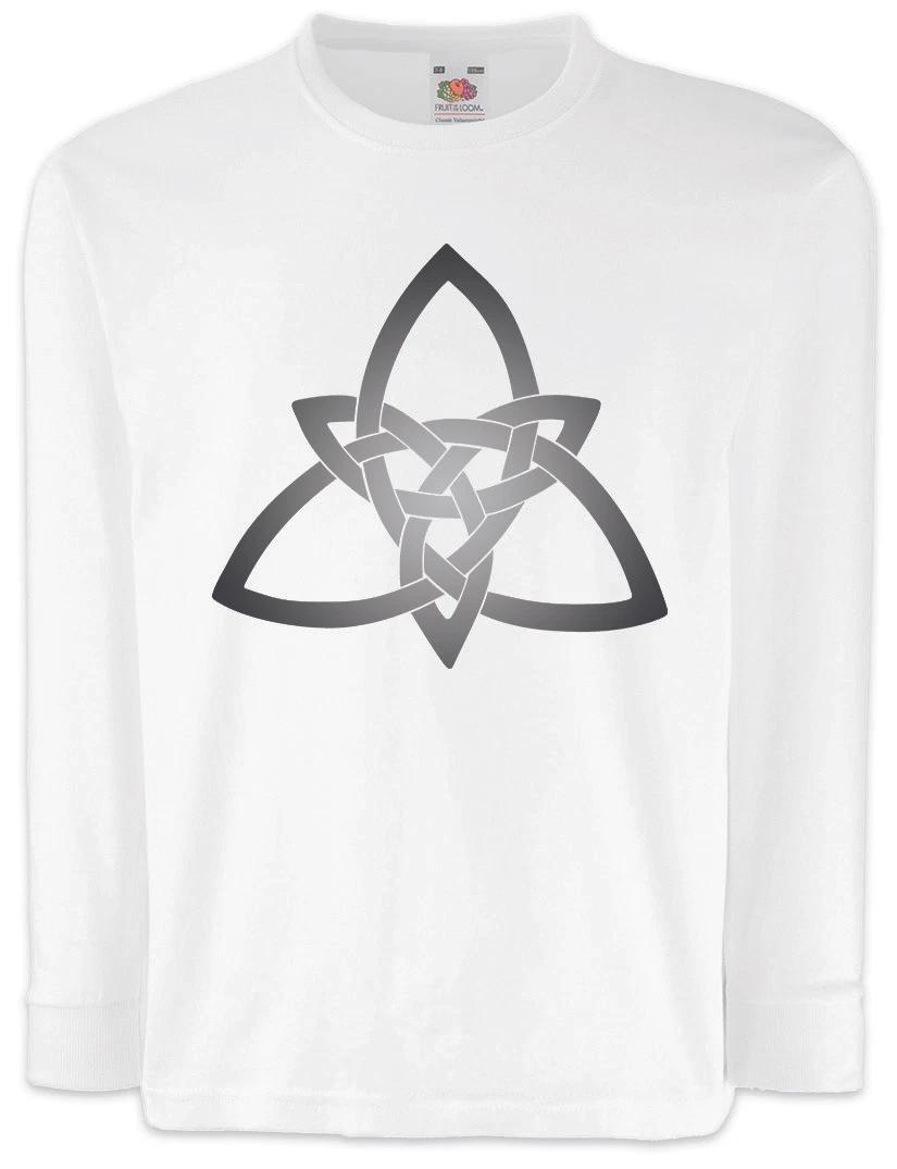 CELTIC KNOT LOGO I Kinder Langarm kids boys T-Shirt Celts Cross Rune Thor Walhalla Vikings 160