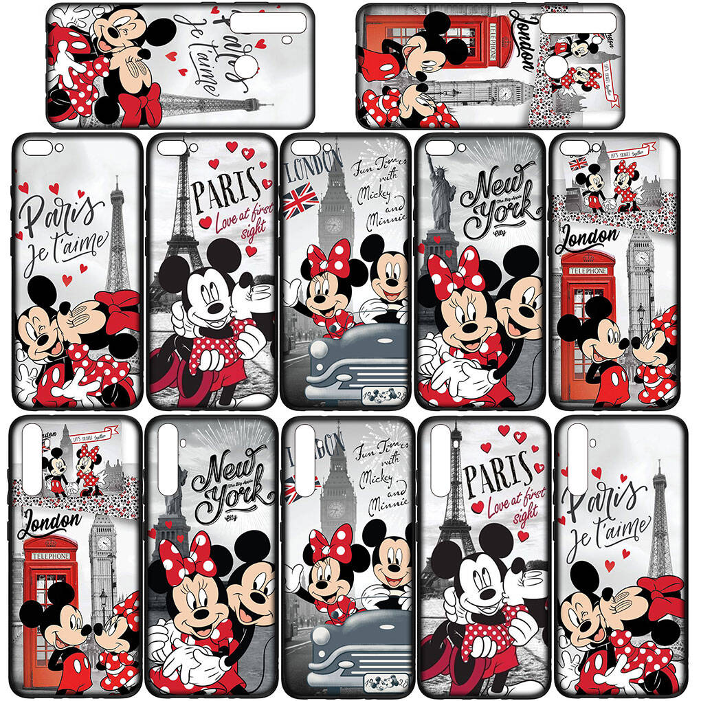 Phone Case for iPhone 17 16 15 Plus Huawei P30 P20 Lite Redmi Note 14 12 11 13 Pro Max OPPO A60 A80 A40 A18 A38 A54 Lovely Mickey Mouse Minnie Cover