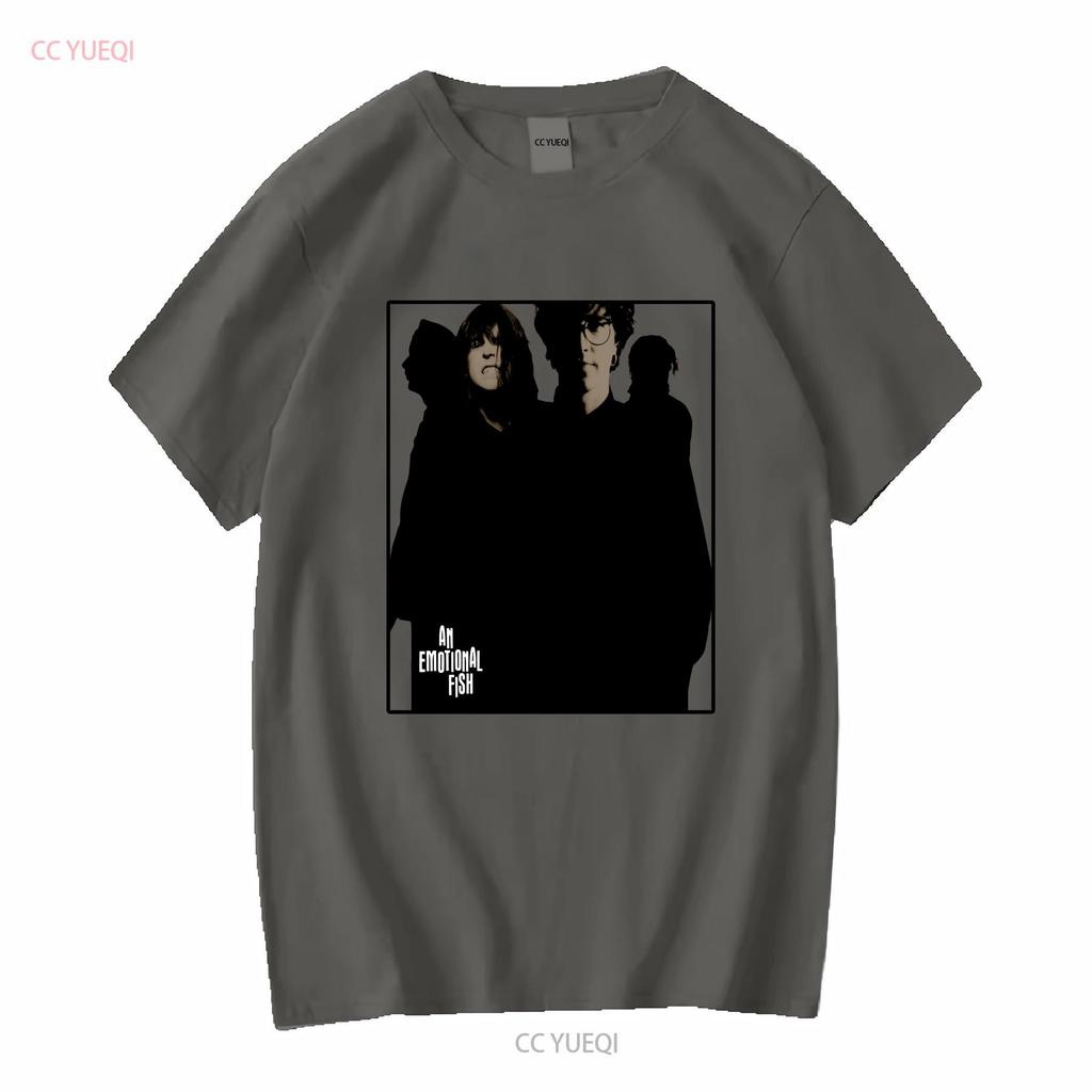 Vintage 90s 1990 AN EMOTIONAL FISH the Frequency Tour Promo Tee Irish Alternative Rock Band Rare Long or Short Sleeves Vintage