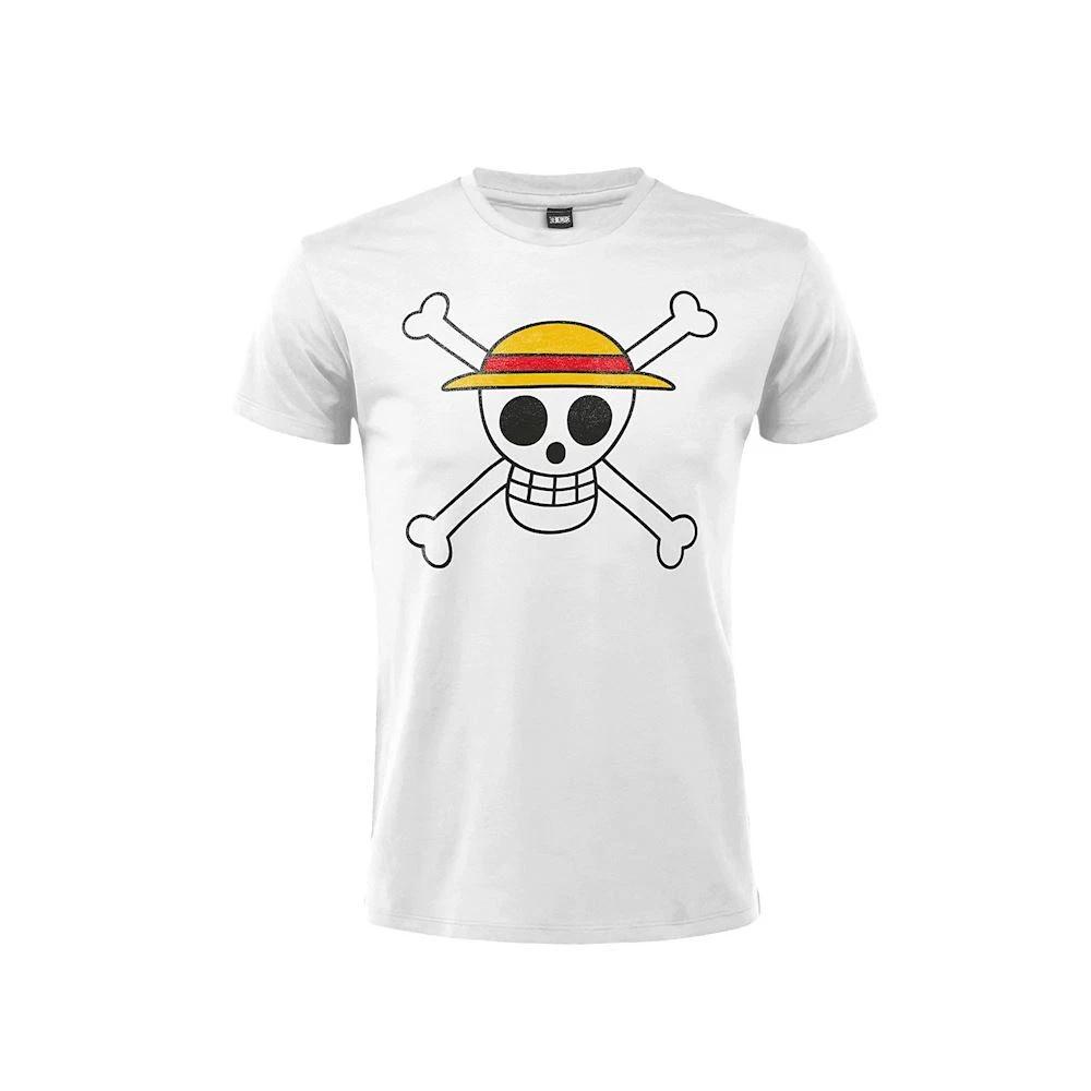 One Piece White Skull Original Official Manga T-Shirt- M