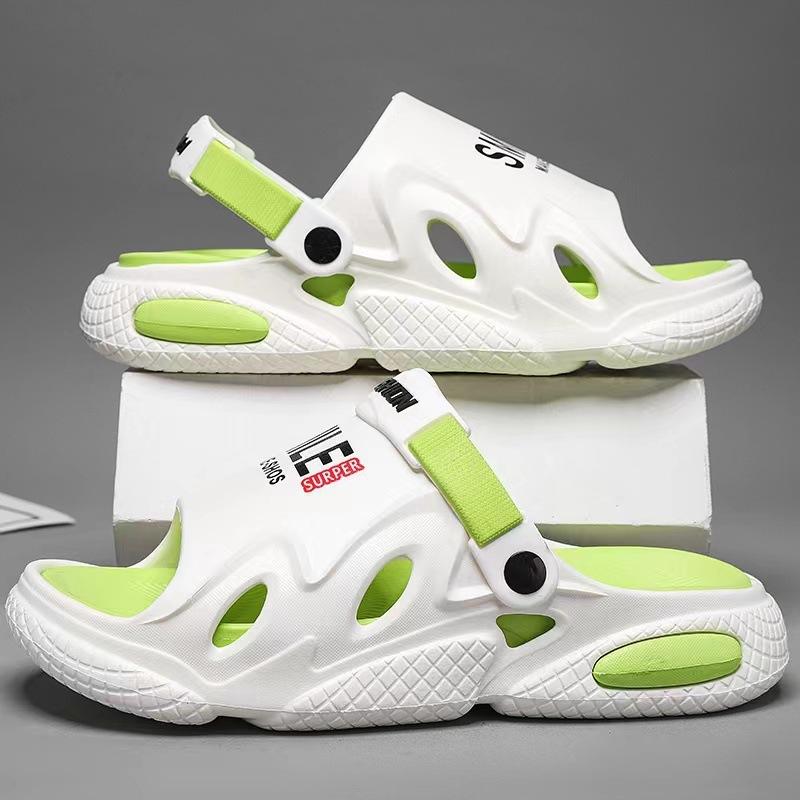 Hot Sale Men Slippers EVA Soft-Soled Men Sandals Outdoor Non-slip Beach Shoes Fashion Lightweight Flip Flops Men Platform Shoes