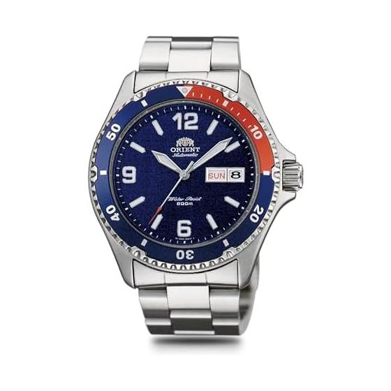[Orient] ORIENT Mako Автоматические часы Механические Автоматические Часы для дайвинга с гарантией от отечественного производителя SAA02009D3 Мужские Синие