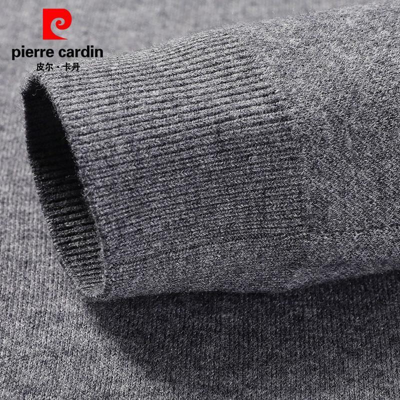 Pierre Cardin Men's Heavyweight 100% Wool Mock Neck Sweater
