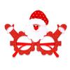 6 Stück Lustige Weihnachtssonnenbrillen-Gestelle Cartoon Neue Jahr Dekorative Brillen Maskenball Party