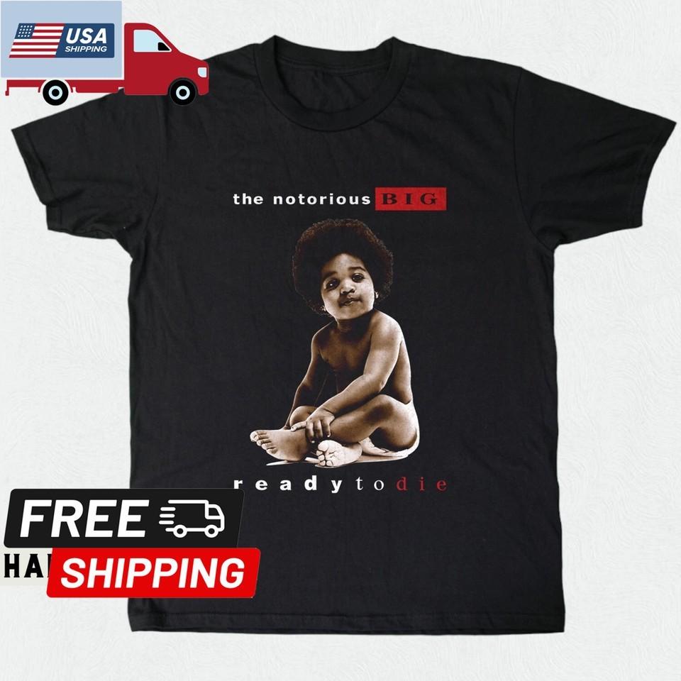 

The Notorious BIG Ready to Die Unisex Black Tshirt Size S5XL Unisex T-Shirt S