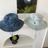 Vintage Washed Denim Cowboy Hat - Breathable Bucket Cap for Women & Men | Retro Sun Hat for Spring/Summer Outdoor Fashion New
