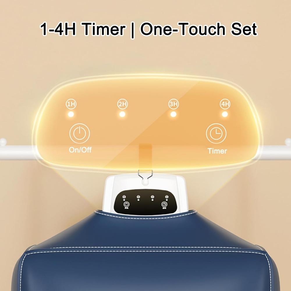 Portable Clothes Dryer, Mini Compact Dryer, Upgraded Fast-Drying Machine with Adjustable Timer & Wrinkle-Reducing Heat, for Trav