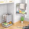 Xuanyong No-Drill Wall-Mounted Kitchen Dishcloth Rack