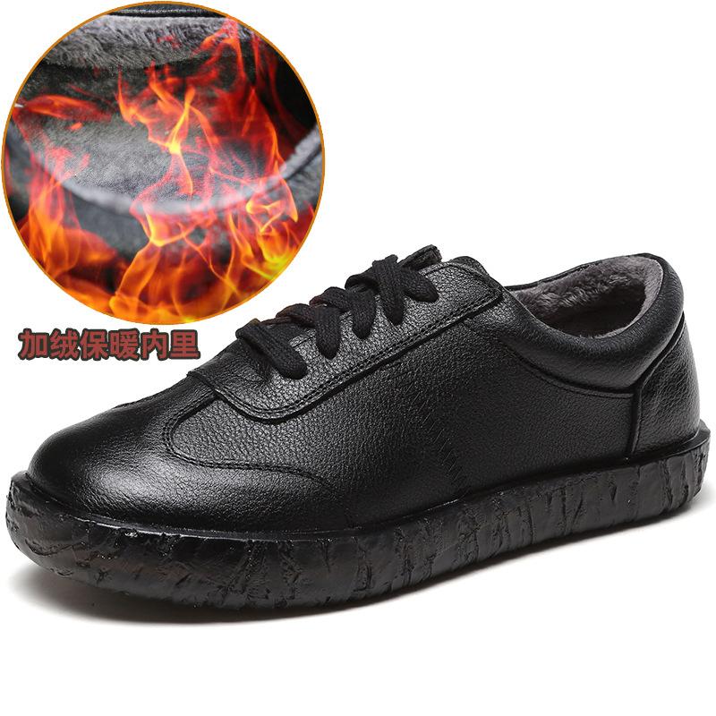 Loafers Ladies Genuine Leather Large Size Spring New Lace-up White Shoes Women Fashion Casual Soft Sole Flat Shoes Women