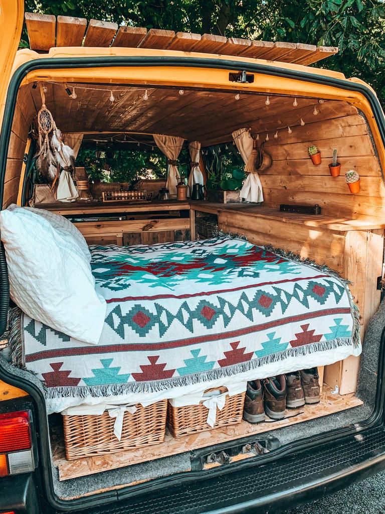 Peel Fores Native American Ortega Pattern Outdoor Cotton Large Washable Camping Suitable for Home and 130 x 160 Rug, Camping, Stylish, Blend, Size,