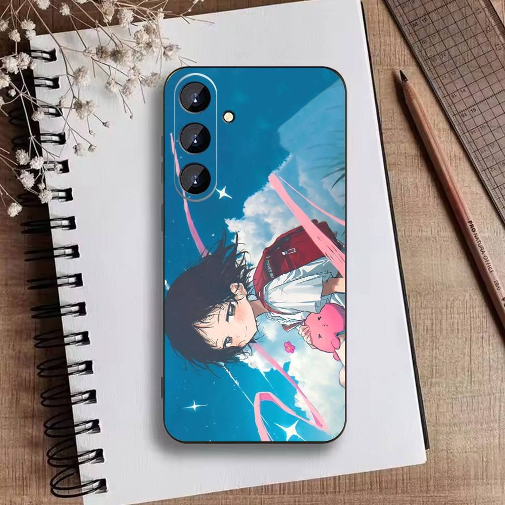 E-akopi's Original Sin Phone Case For Samsung Galaxy A73,A21s,A22,A31,A52,A53,A71,A41Soft Black Shell