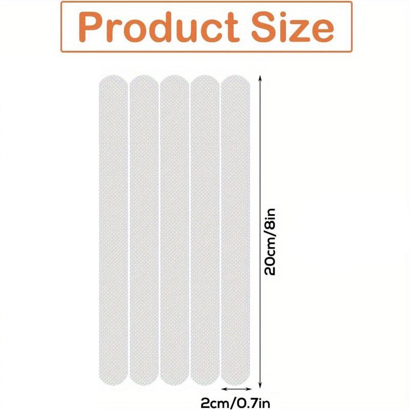 1/3 Pack Stair Steps Anti-slip Rubber Bathroom Bathtub Transparent Non-slip Stickers with Bathroom Shower Anti-slip Strip