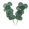 Artificial  Fake  Leaves Eucalyptus Green Plant Leaves Flowers Home Decor