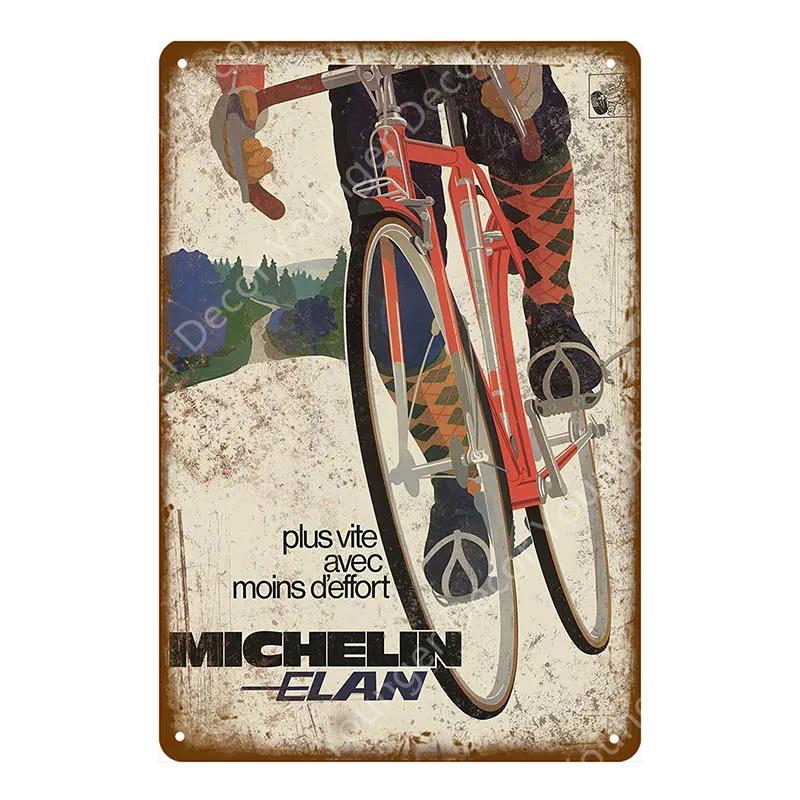 Ride Bicycle Metal Tin Signs Motor Cycling Riding Bike Vintage Poster Bar Pub Club Home Room Decor Wall Sticker Plaque YJ210
