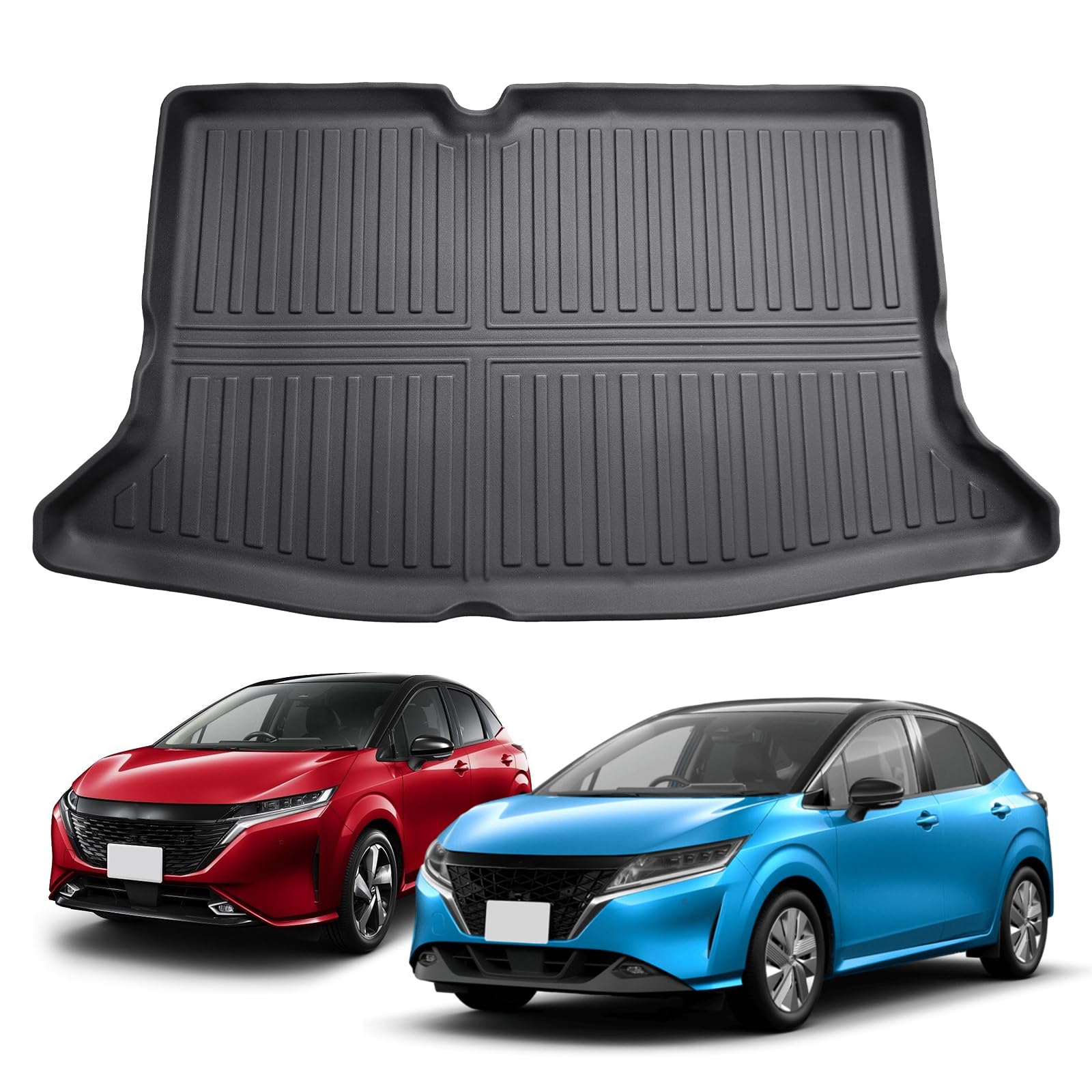 

CDEFG Коврик для багажника для 2020 Nissan Note Складной 3D TPO Коврик в багажник с и Погодоустойчивостью Drive e13/sne13 (3-е поколение) - Водонепроницаемый,