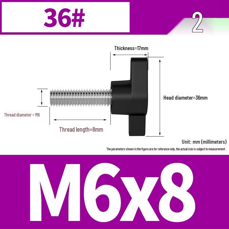 Stainless Steel Z-Type T-Handle Slotted Screw with Plastic Head (M4/M5/M6/M8)