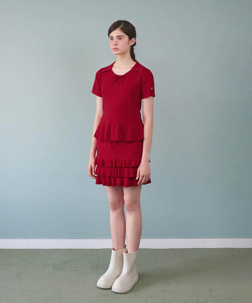 MICANE Jenna Frill Knit - Skirt Set