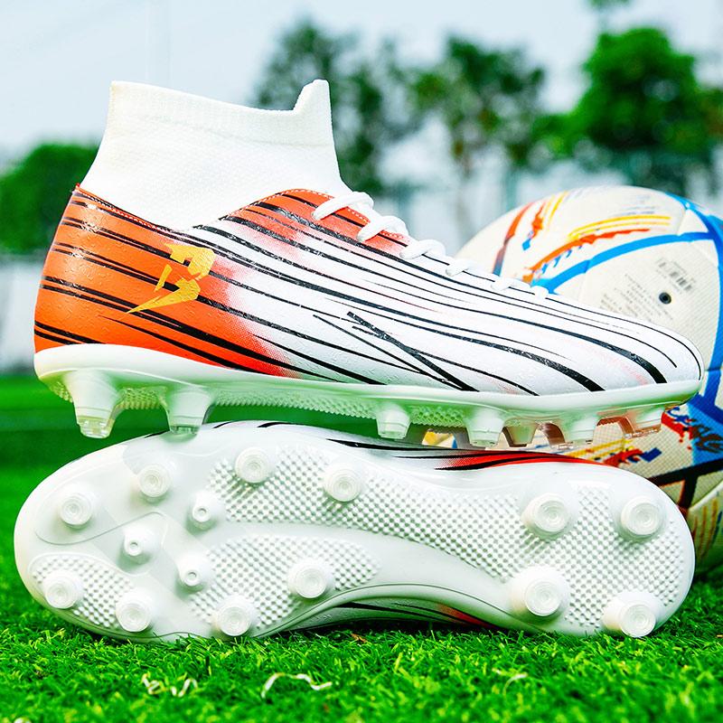 2024 Pánské fotbalové boty velké ultralehké kopačky Chlapecké tenisky Protiskluzové AG/TF Kopačky Kotníkové boty Unisex