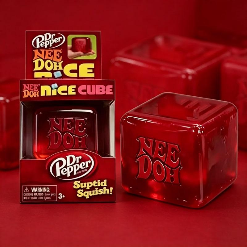 2026 Schylling Needoh Nice Sensory Squeezing Toy model Cube for Stress Relief and Squishy Toy for Pinching and Playing