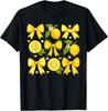 Cute Lemon Tropical Fruits Coquette Bows Summer Girl Women Unisex T-Shirt