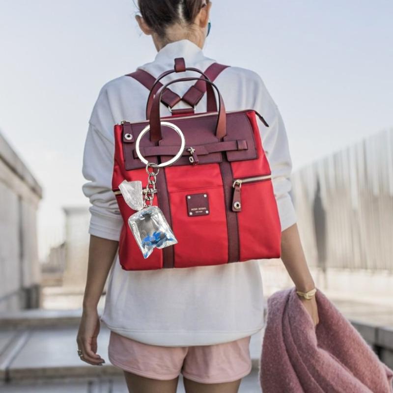 Creative Marine Life Keychain Pendant Practical Keyrings Charm for Women Girls