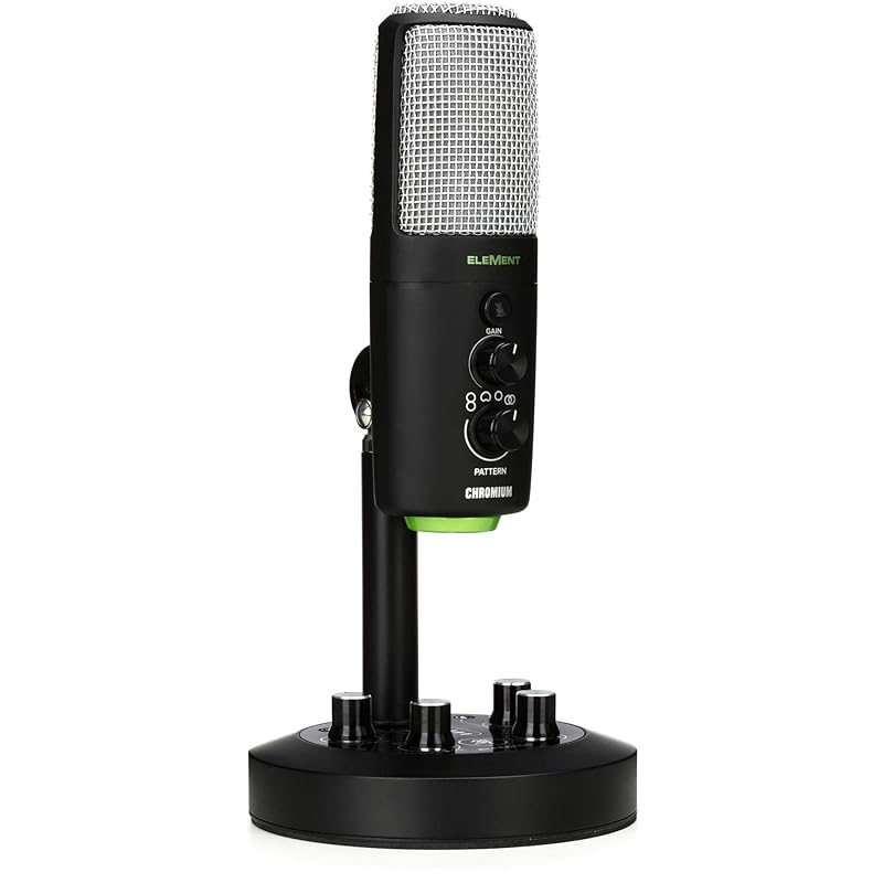 

MACKIE Mackie Premium USB condenser microphone Chromium with built-in 2CH mixer