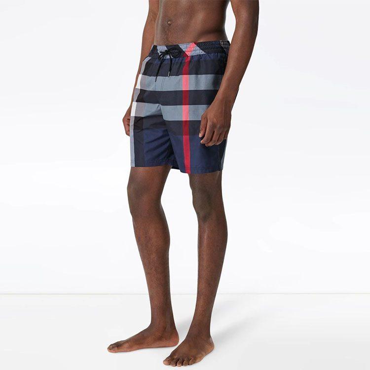 Burberry SS22 Casual Shorts Men's Navy Blue 80138791