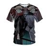 Jujutsu Kaisen Summer Men's Retro Temperament T-Shirt Simple Printed Ryomen Sukuna Short Sleeve T Shirts Outdoor Fitness Breathable T Shirt Tops