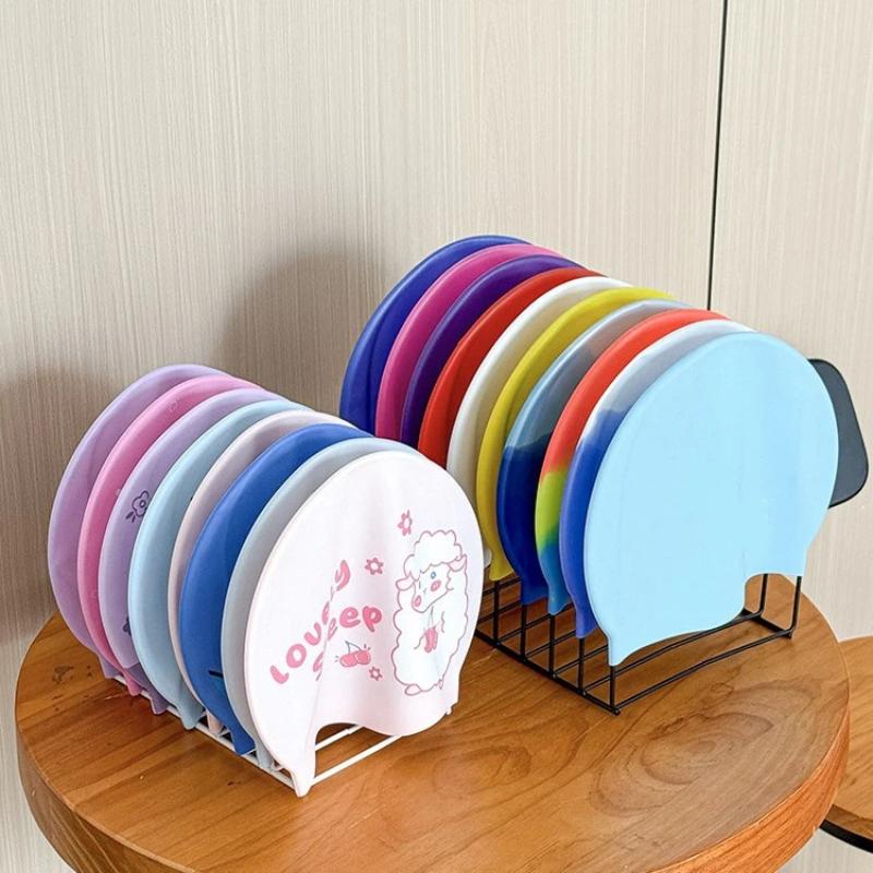 Anti-Sti Silicone Swimming Cap Storage Ra Hat Organizer For Swimming Equipment Wardrobe Metal Material Fly Universal