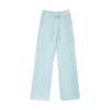Autumn and winter sweatpants fleece sweater pants women's wide-leg pants loose high-waisted sports straight pants warm and casual