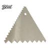 Dough Divider for Bread Stainless Steel Cake Scraper with Multi-faceted Sawtooth Rectangle/Pentagon/Triangle/Semi-circle Shape Cream Smoother