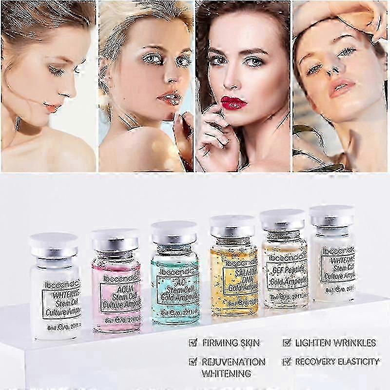 Hautpflege 12 Flaschen BB Glow Kit Ampulle Aufhellendes Serum Foundation Db