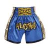 Muay Thai Shorts High Kick Training Side Shine Leather Trim Martial Arts Uniform