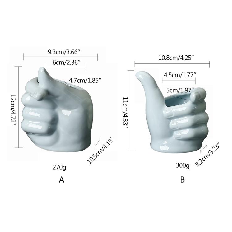 Garden Patio Yard Plants Pot for Succulent Aloe Vera Cactus Ceramic Flower Pot