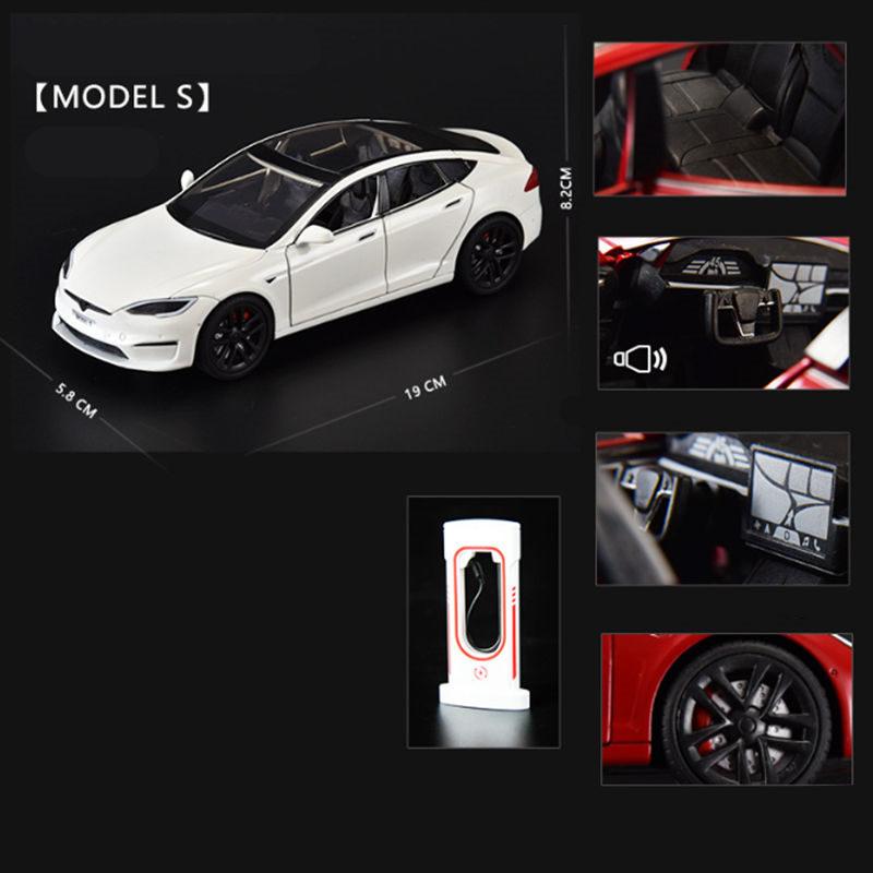 1:24 Model Y 3 S Suv Alloy Car Model Diecasts Metal Toy Vehicles Car Model Simulation Sound And Light Collection Childrens Gifts