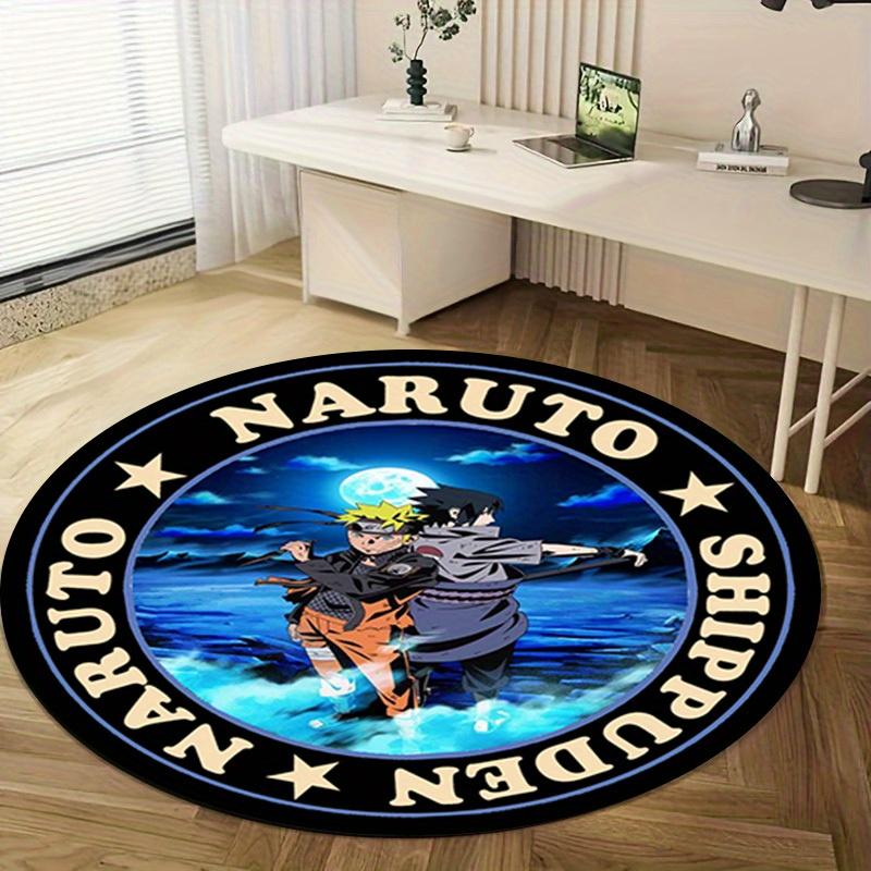 1pc Naruto Shippuden Anime Theme Circular Rug - Home Decor, Office Round Mat, Outdoor Carpet Gift for FansRC2768