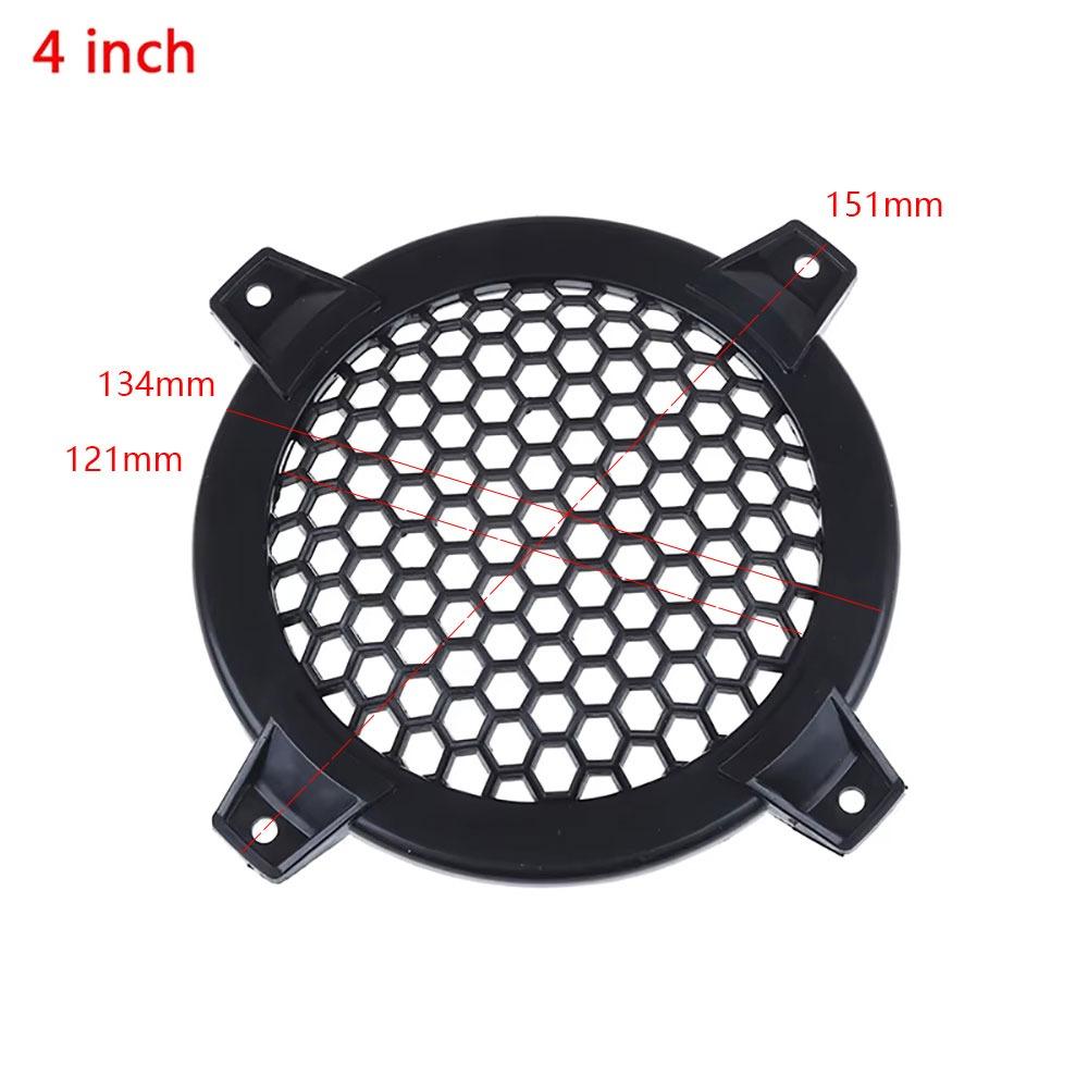 

1Pcs 4/6/8/10/12 inch Subwoofer Grill Plastic Replacement Mesh Net Round Sub Woofer Grille Guard Protector Speaker Accessories