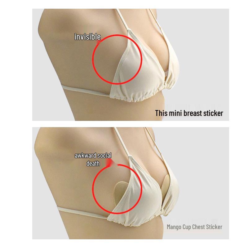 Waterproof Invisible Push-Up Bikini Nipple Covers & Breast Pads