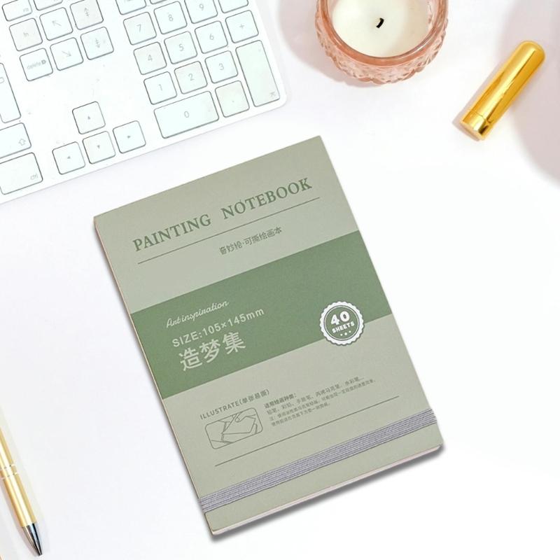 Tearable Drawing Notebook Tearable Paint Book Small Drawing Book Art Supplies Sketch Book for Outdoor Travel Projects