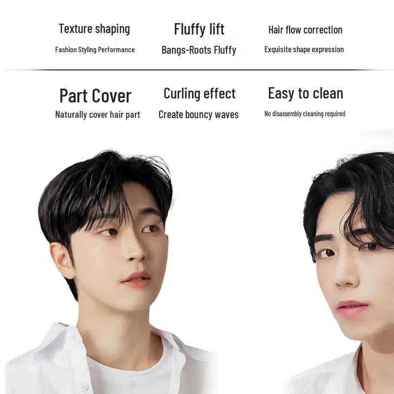 Korean Fluffy Texture Hair Styling Comb for Bangs and Root Volume