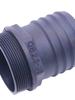 Thickened Plastic Male Thread Hose Connector Water Pump Adapter (4", 3", 1.5")