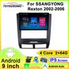 For SSANGYONG Rexton 2002-2006 Navigation GPS Android Car Radio  Multimedia Player Stereo wifi+4G Carplay Auto Video
