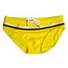 Men's Looped Swim Briefs Sexy Low Waist  Bikini Swimsuit  M-2XL Yellow