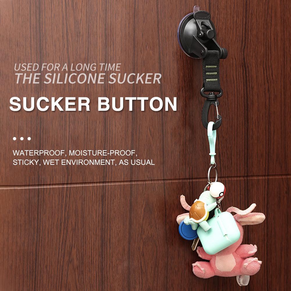 4pcs Outdoor Suction Cup Anchor Securing Hook Tie Down Camping Tarp As Car Side Awning Pool Tarps Tents Securing Hook Universal