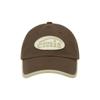 EMIS BEIGE TRIMMING BALL CAP-BROWN