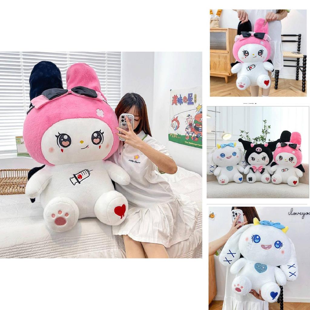 Cute Creative Devil Series Kuroko Plush Toy Meledy Doll Yugu Dog Doll Gift 40cm 60cm 75cm 100cm