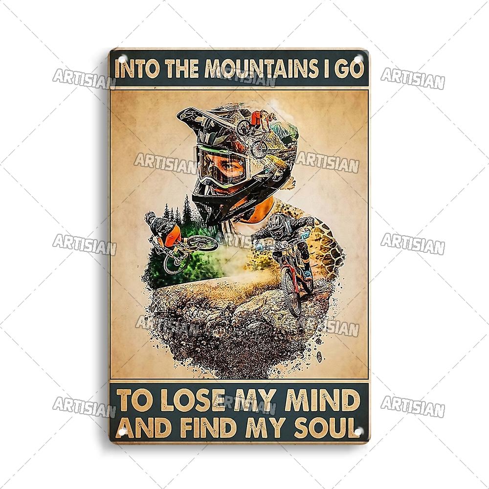 Artisian Cycling Metal Sign Bicycle Tin Plaque Bike Decorative Poster Wall Decor Garage Bar Pub Club Hotel Cafe Kitchen Home